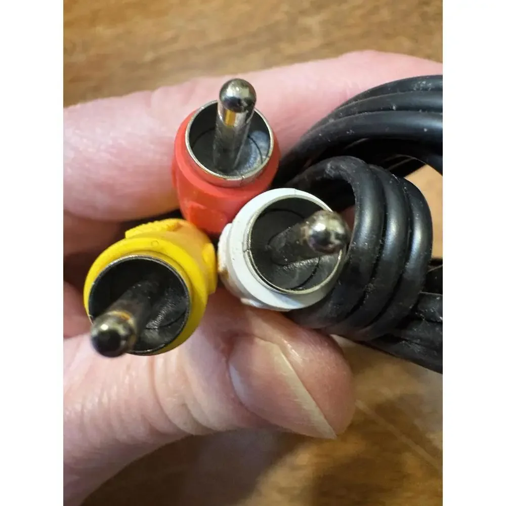 Genuine Sony OEM RCA AV Audio/Video Cable For PlayStation PS1 PS2 PS3